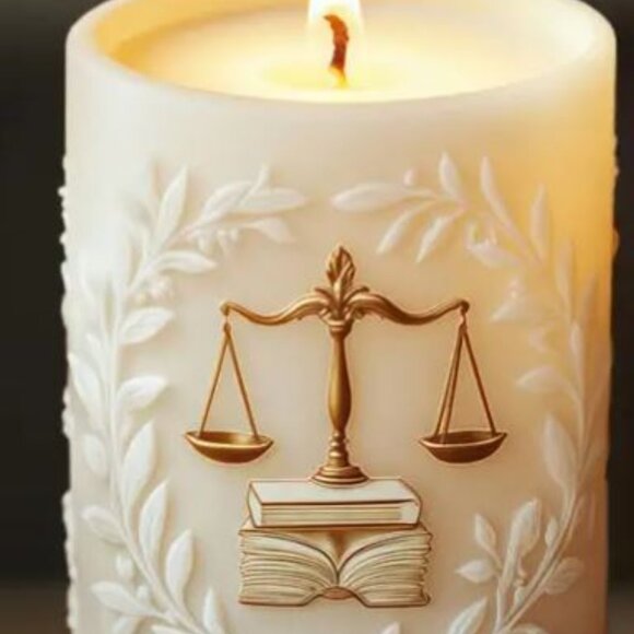Win The Case Manifestation Candle - Picture 1 of 2